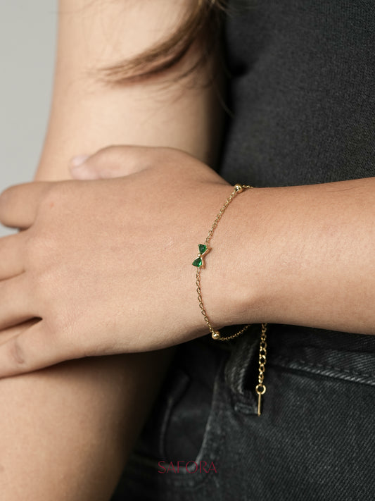 Emerald Bud Bracelet