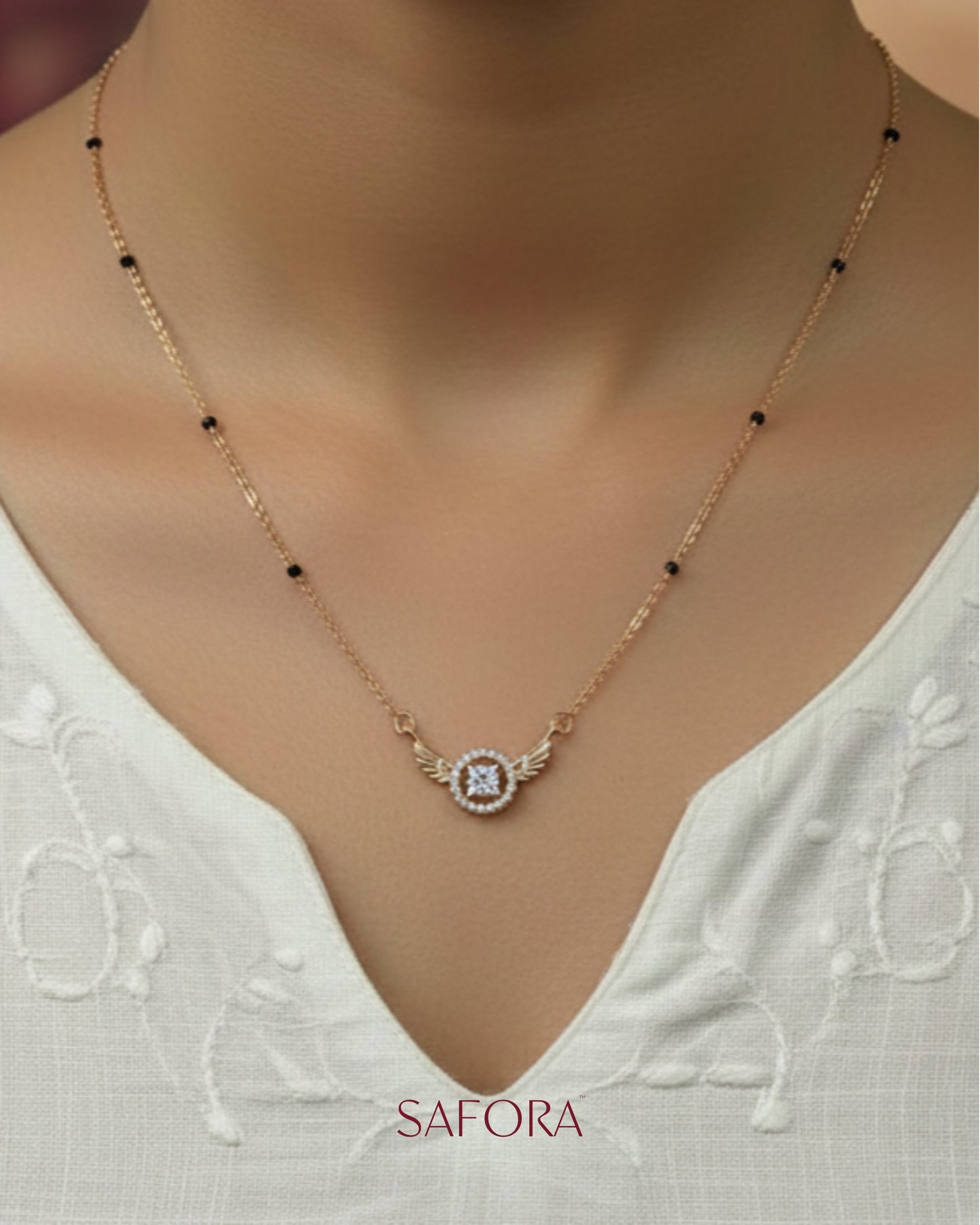 Angel Wing Mangalsutra