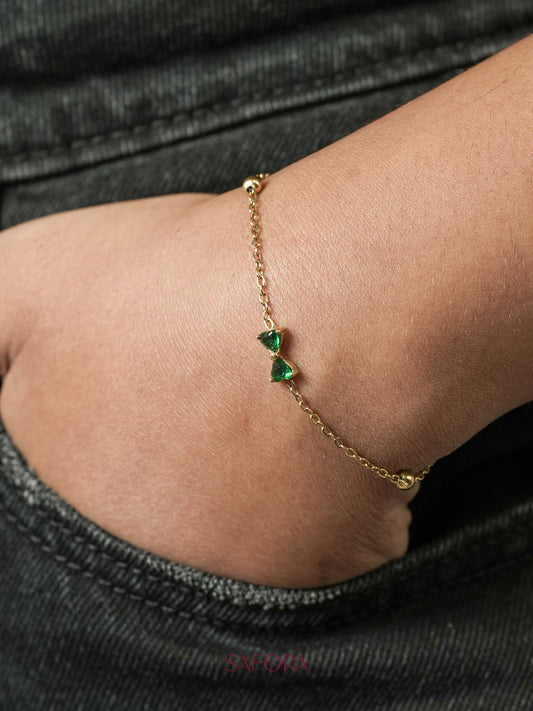 Emerald Bud Bracelet