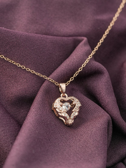 Eternal Embrace Heart Necklace
