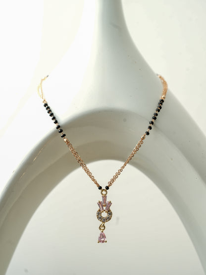 Pink Radiance Mangalsutra
