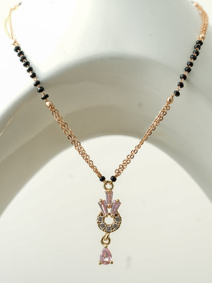 Pink Radiance Mangalsutra