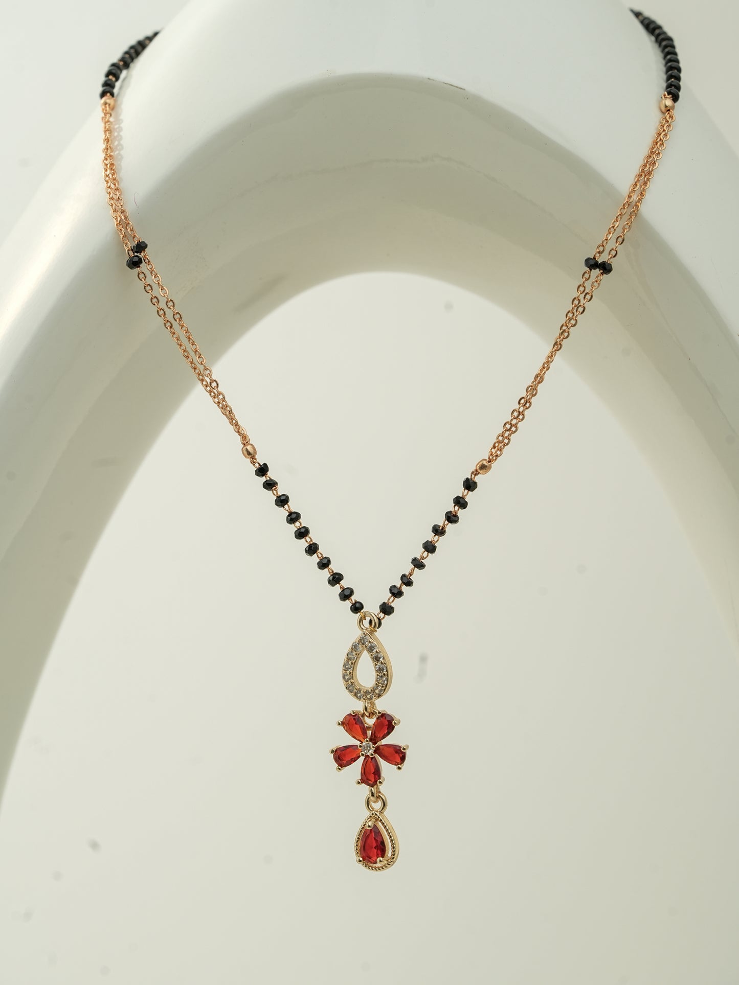 Ruby Bloom Mangalsutra