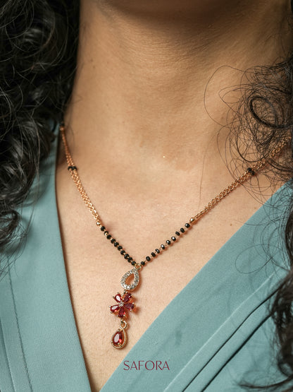 Ruby Bloom Mangalsutra